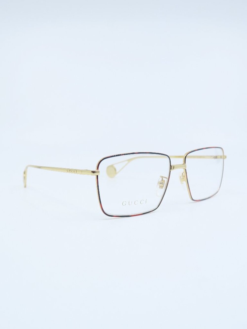 Gucci GG0439O 008 55mm Gold/Gold Metal, New Men's Eyeglasses Frames.